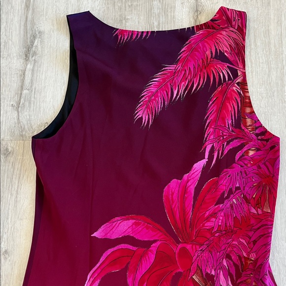 Muma World Midnight Electra Bias Mini Dress Vibrant Vacation Tropical NEW Wmns M - Picture 10 of 13